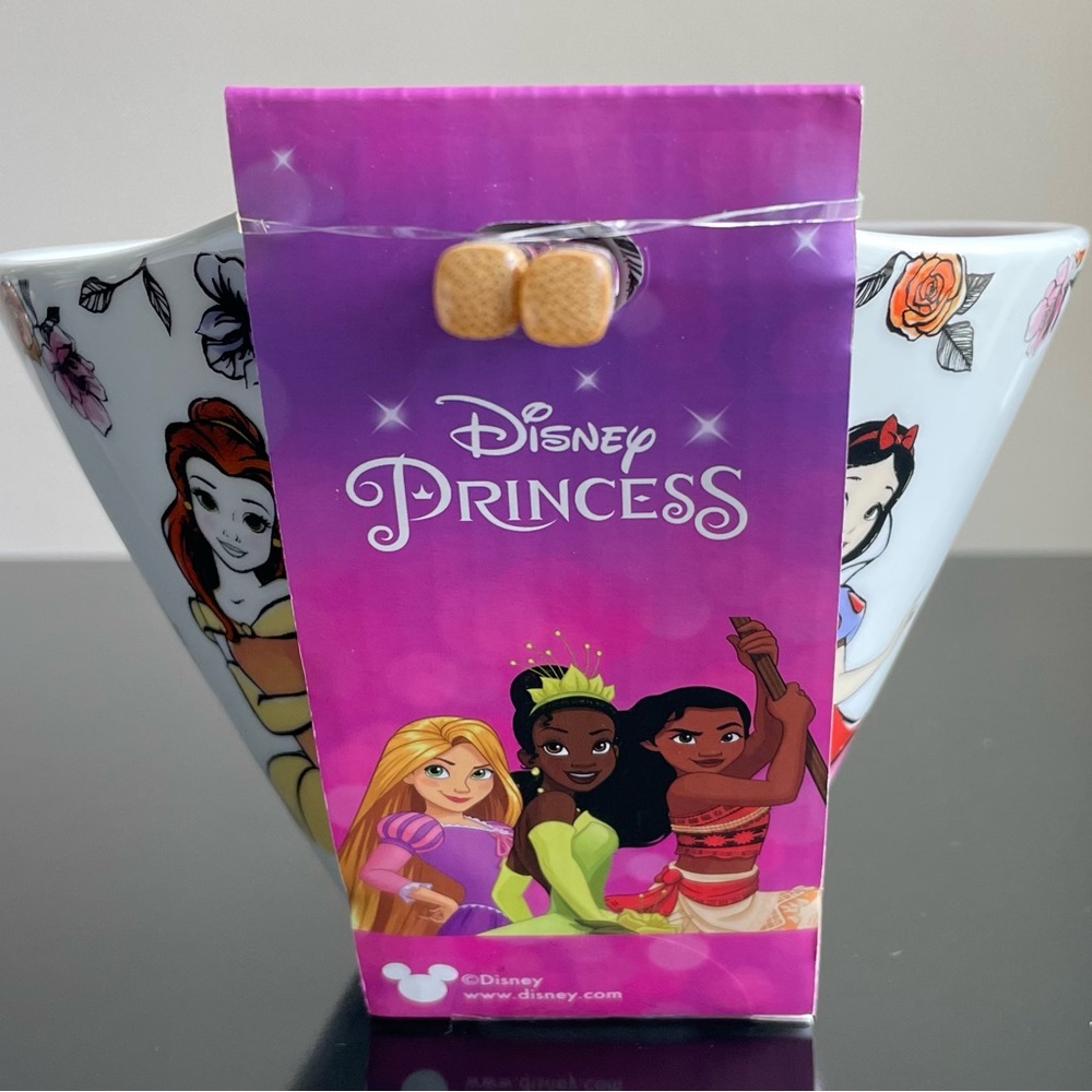 Disney Princess Strength Ramen Soup Rice Noodle Bowl - Ariel, Snow White & More